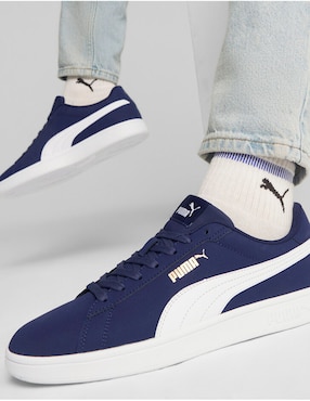 Tenis Puma smash 3.0 buck para hombre