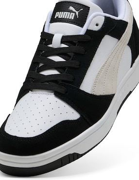 Tenis de piel Puma rebound v6 low sd para hombre