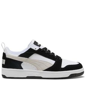 Tenis de piel Puma rebound v6 low sd para hombre