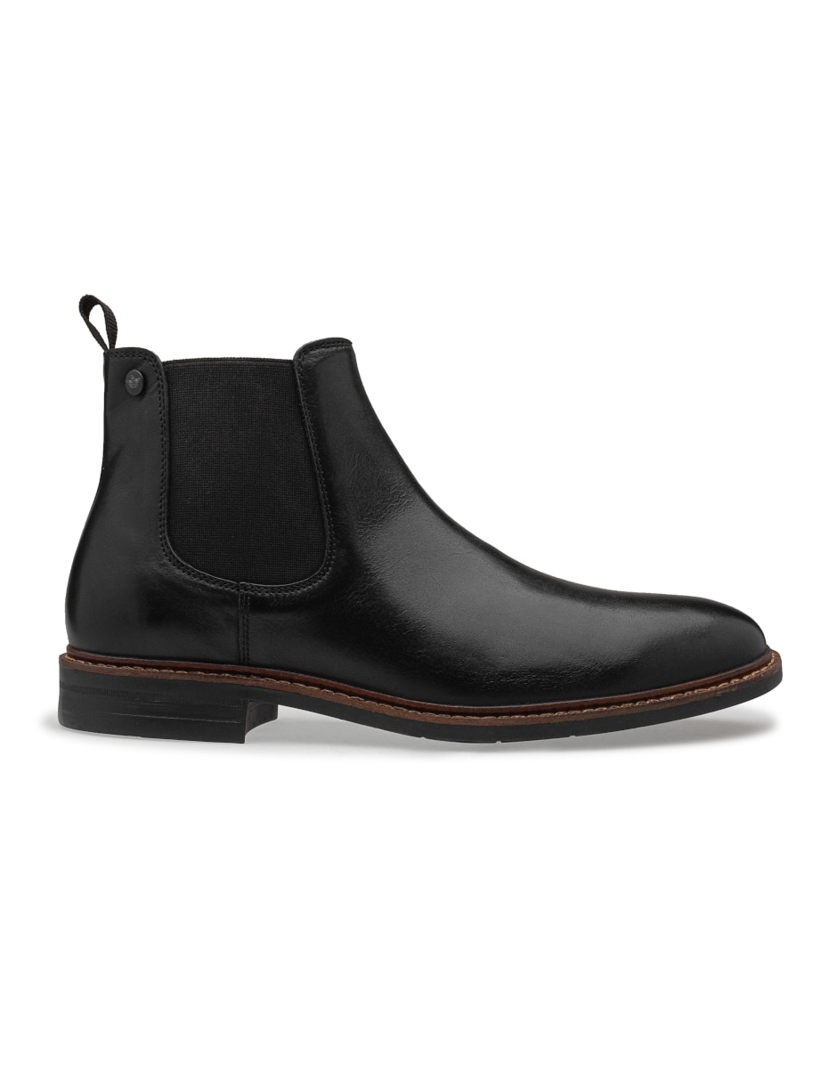 Botín de piel para hombre Botín de piel para hombre