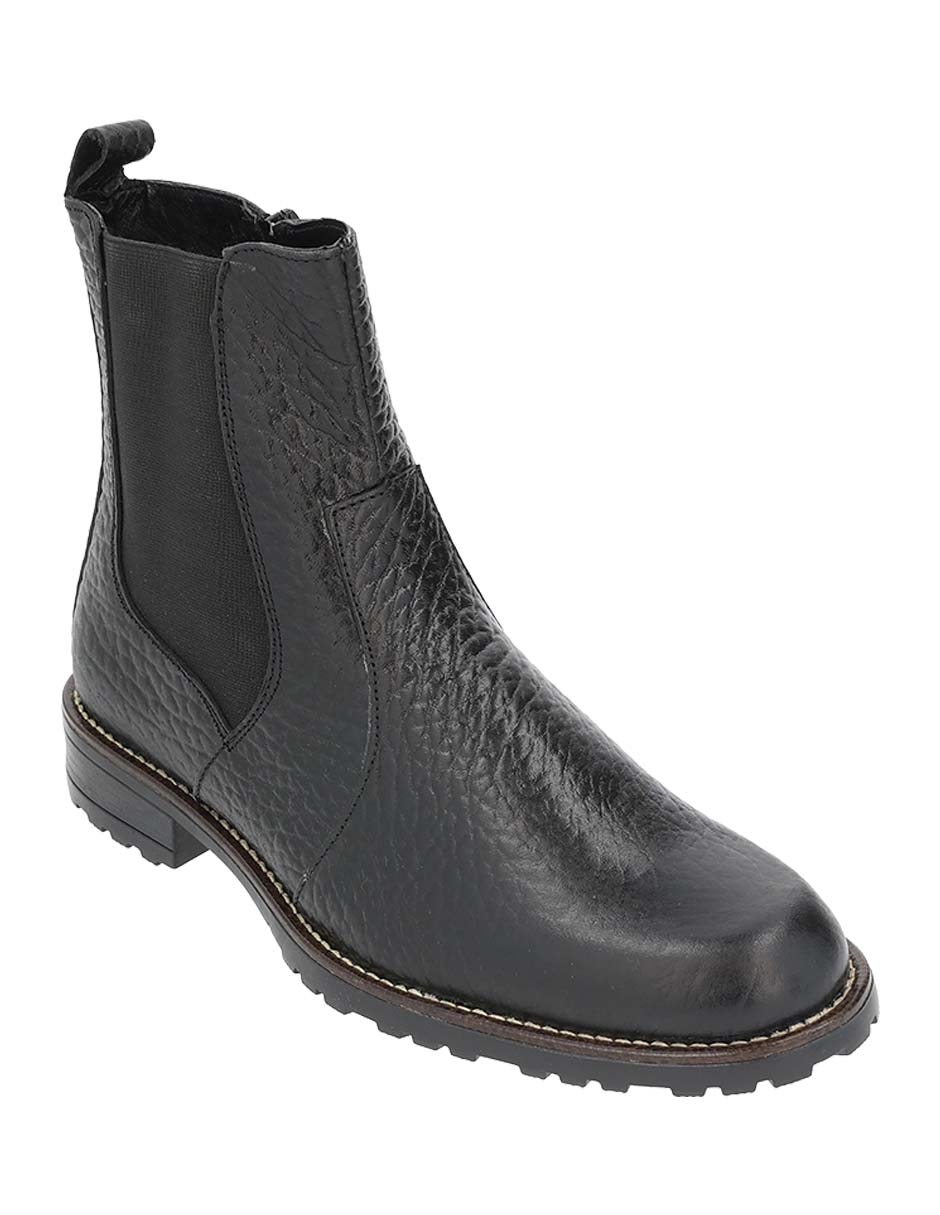 Botín de piel para hombre Botín de piel para hombre