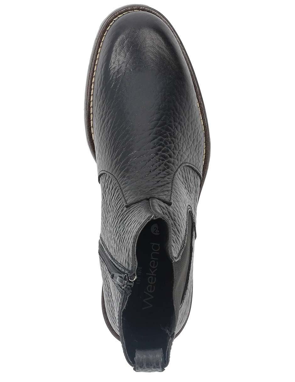 Botín de piel para hombre 5