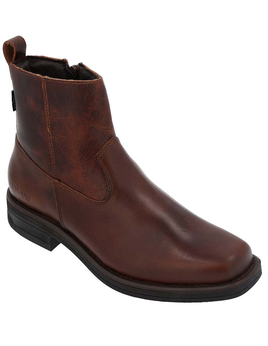 Botín de piel para hombre Botín de piel para hombre
